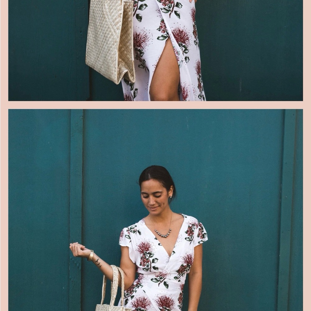 Alohiwai Lehua Radha wrap dress